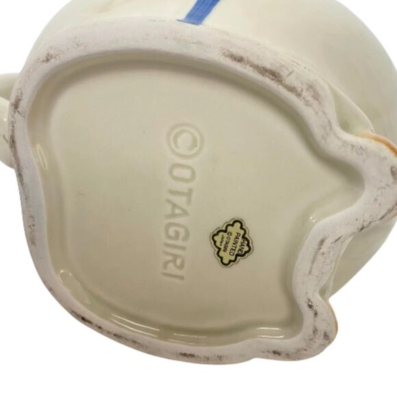 Vintage Hand Painted Teapot Musician Pig Playing Saxophone Jazz Vintage Japan - Picture 14 of 16